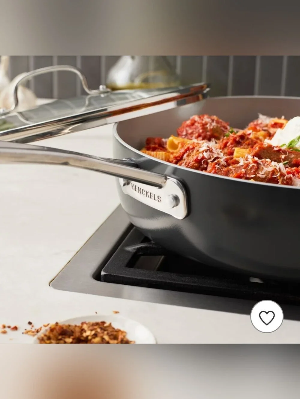 (Ew)Henckels 5-qt  Ceramic Nonstick Saute Pan with Handle Helper & Lid